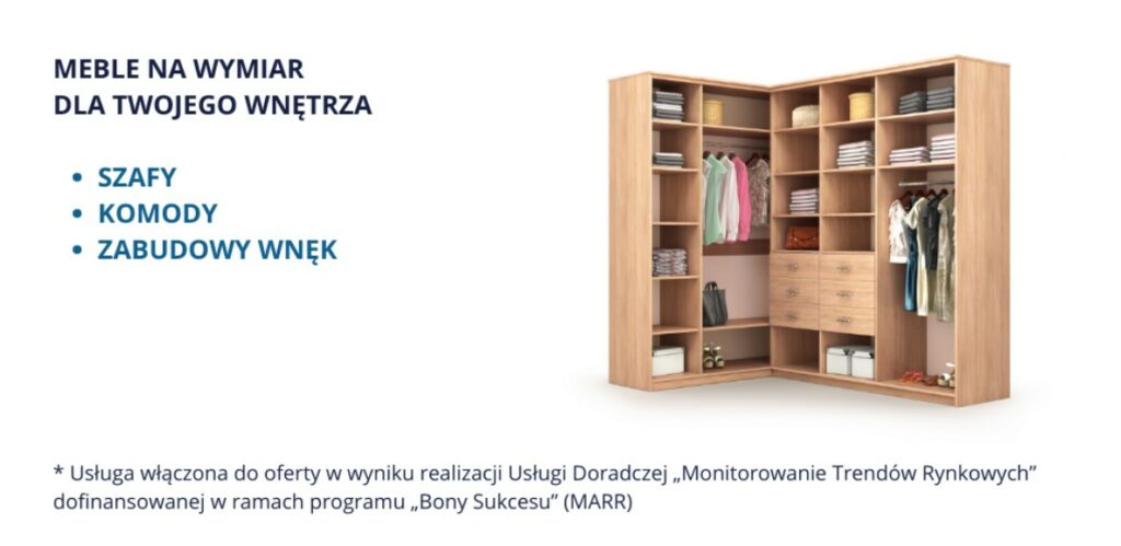 Meble na wymiar - kuchnie, szafy, zabudowy